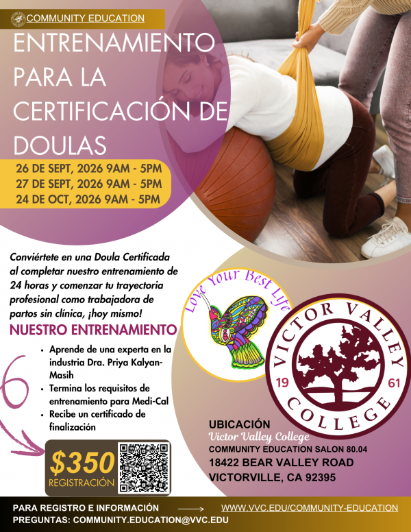 ENTRENAMIENTO PARA LA CERTIFICACIÓN DE DOULAS