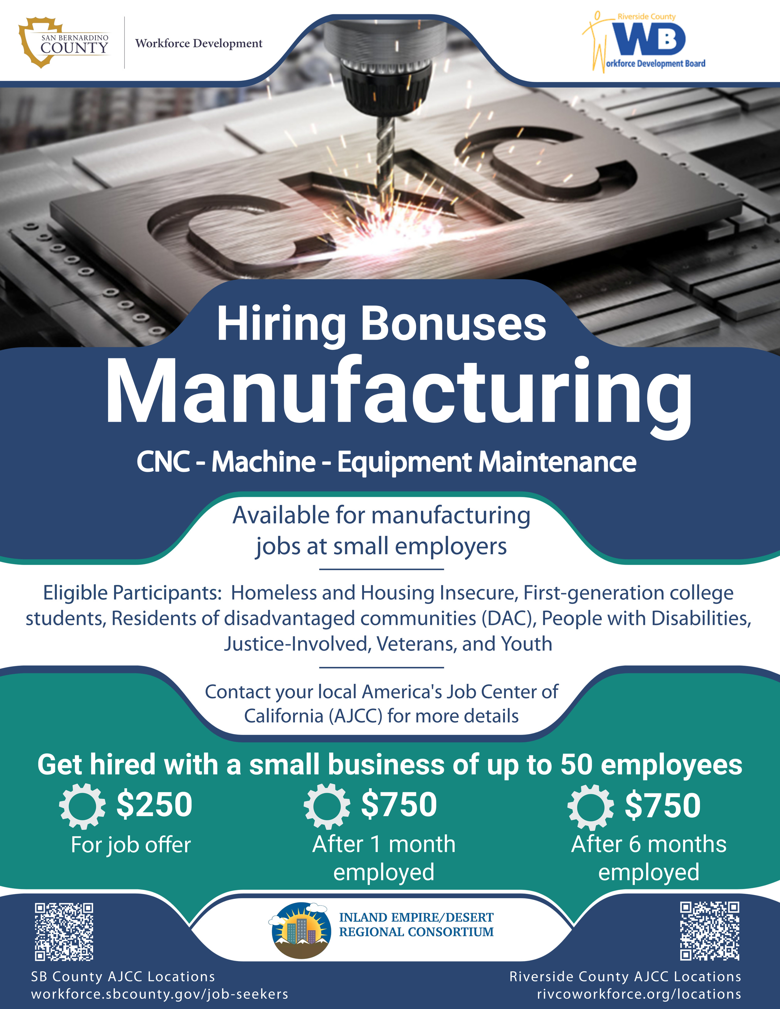 Manufacturing Training Flyer