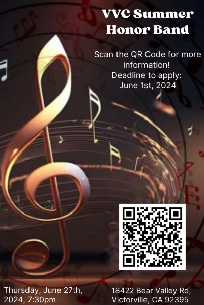 VVC Honor Band Summer 2024 Flyer