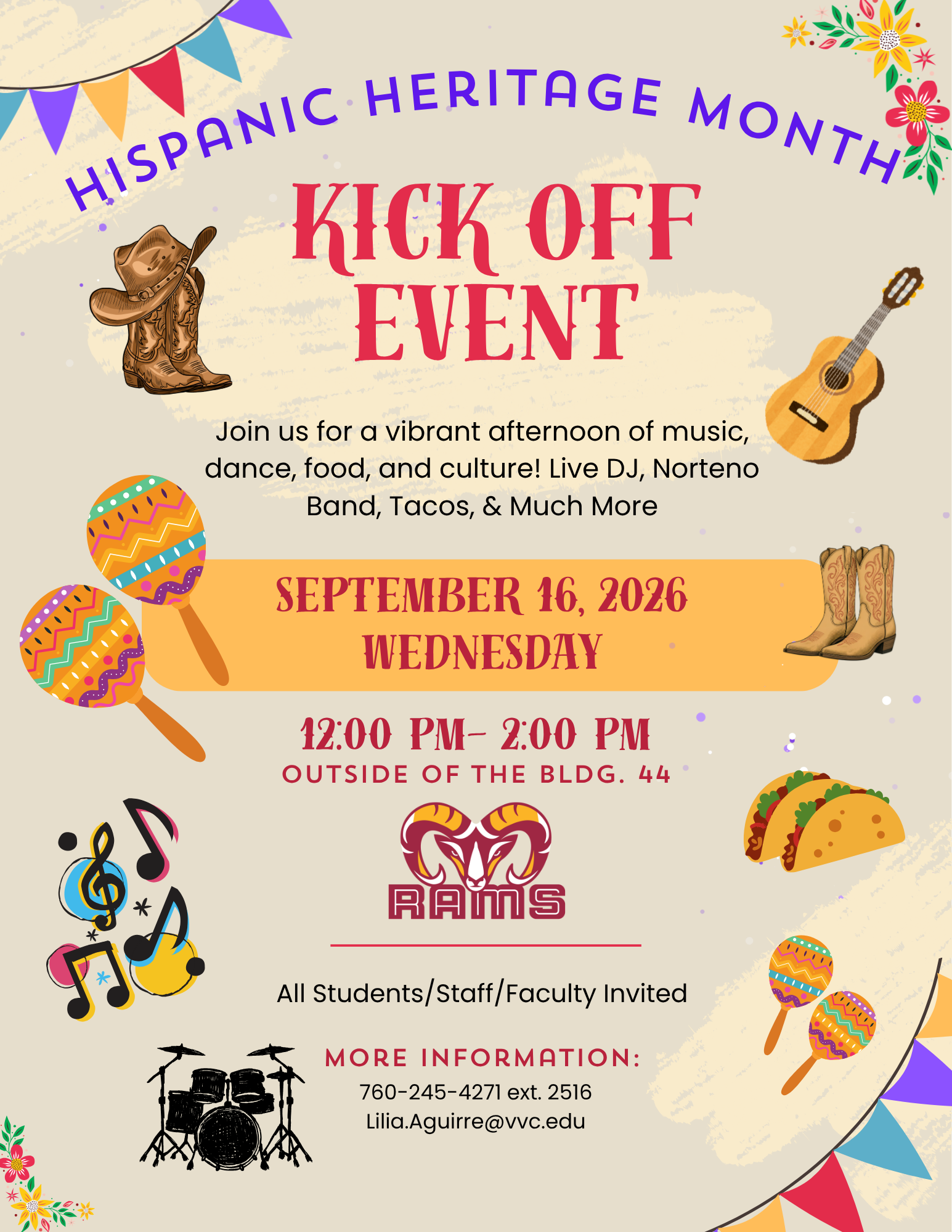 Hispanic Heritage Month Flyer