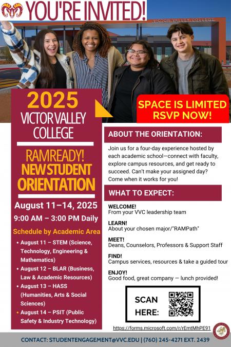 RamReady 2025 New Student Orientation